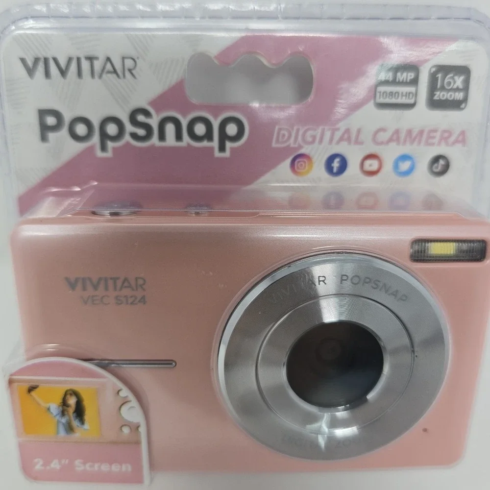 Digital Camera FHD 1080P Digital Point and Shoot Camera with 16X Zoom Anti Shake